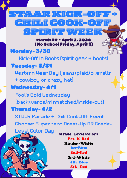 chili cook-off+staar week