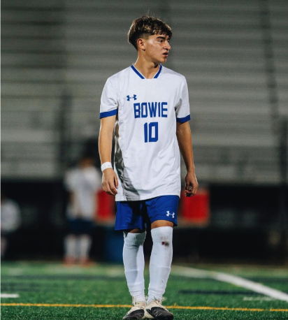 Photo of Bowie High School boys soccer player Cesar Alva