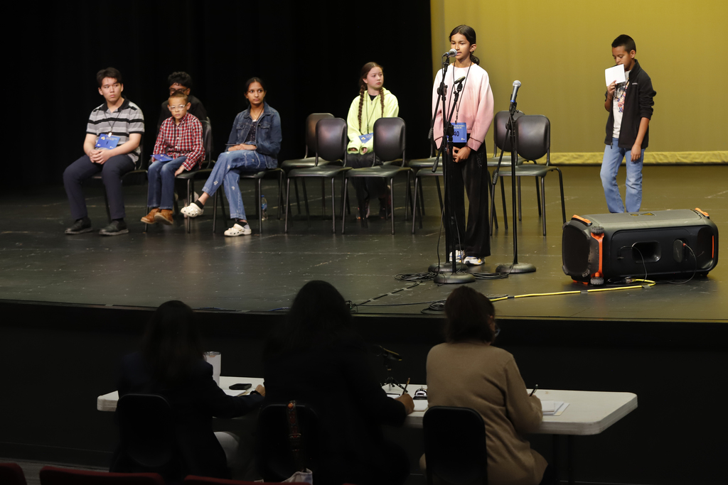 Anaya Tonde of Tippin Elementary spelling