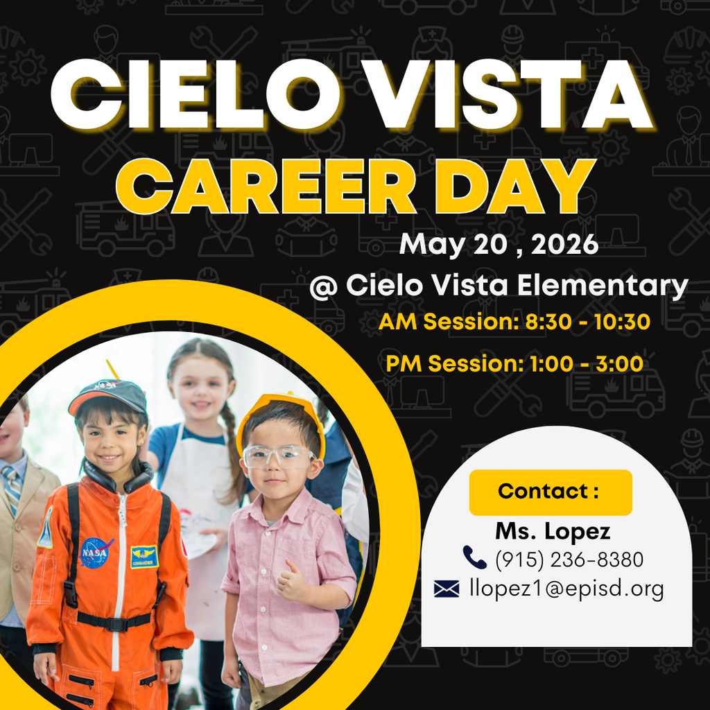 Flyer for Career Day on May 20