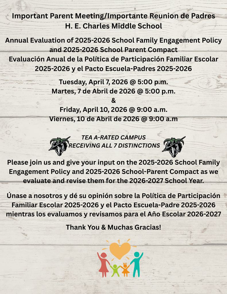 Annual Evaluation of School Family Engagement Policy & School-Parent Compact
