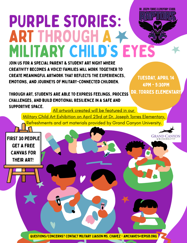 Purple Stories: Art Through a Military Child's Eyes