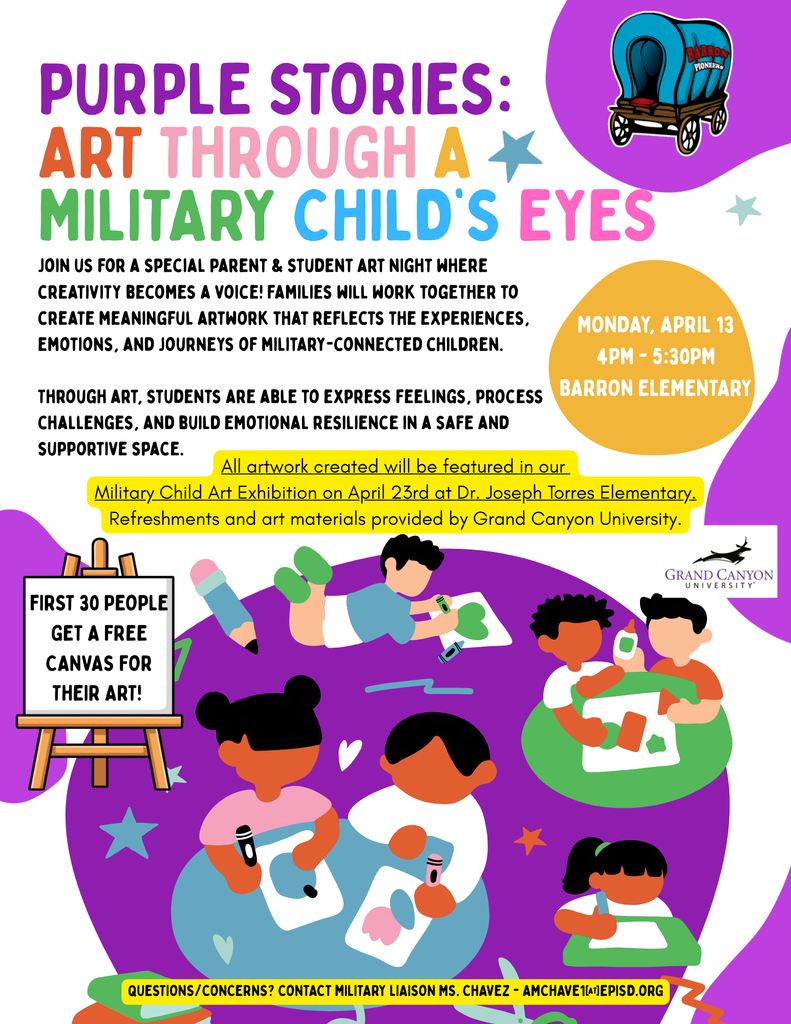 Purple Stories: Art Through a Military Child's Eyes