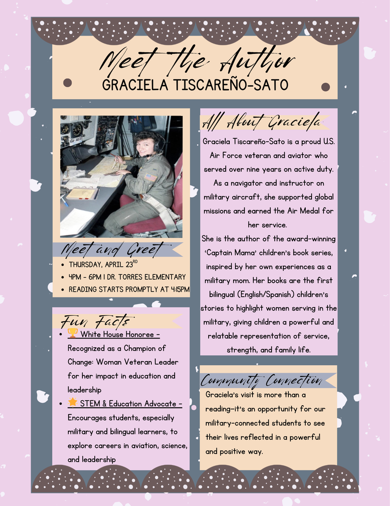 Meet the Author - April 23rd