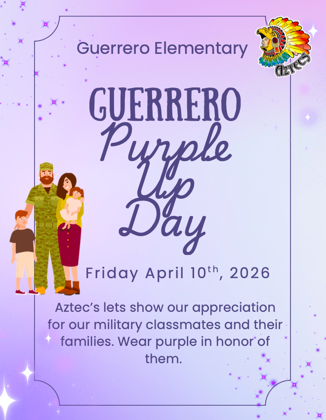Purple Up Day Flyer