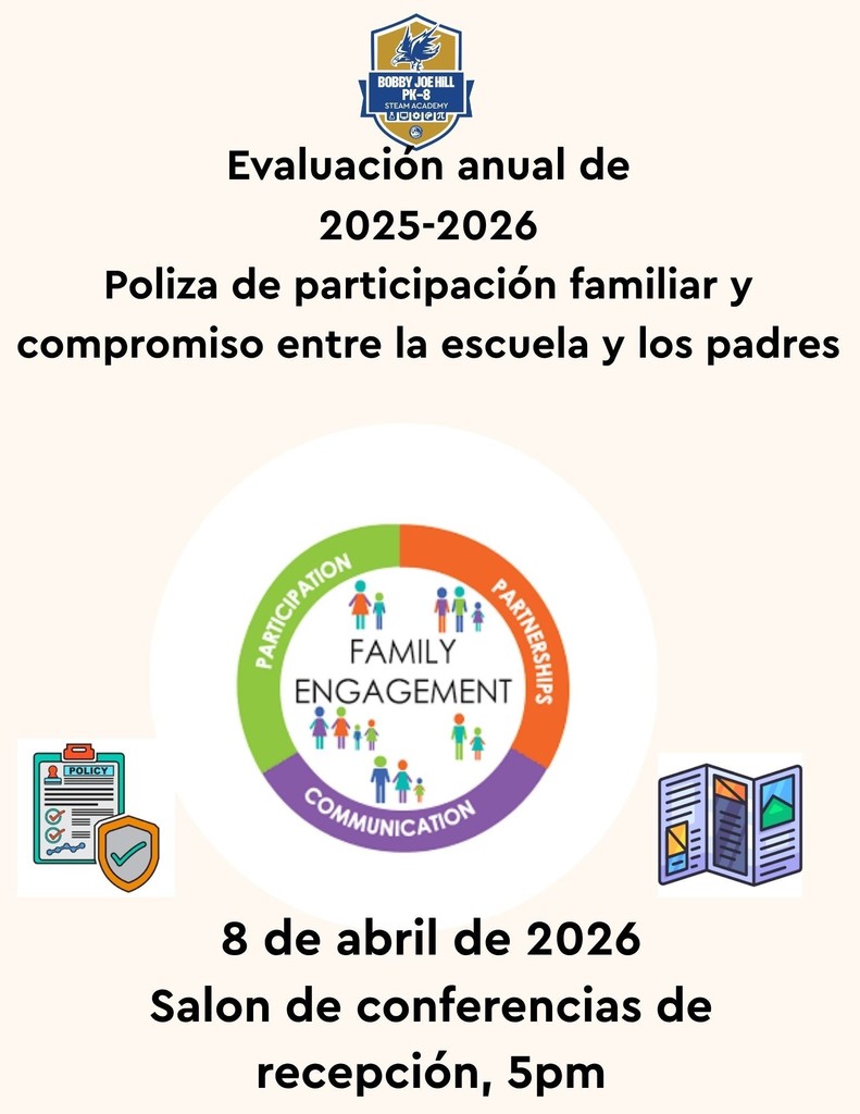 Evaluation anual de 2025-2026 poliza de paraticipacion familiar y compromiso entre la escuela y los padres abril de8  5pm