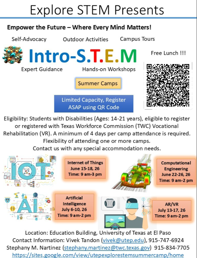 utep stem camp