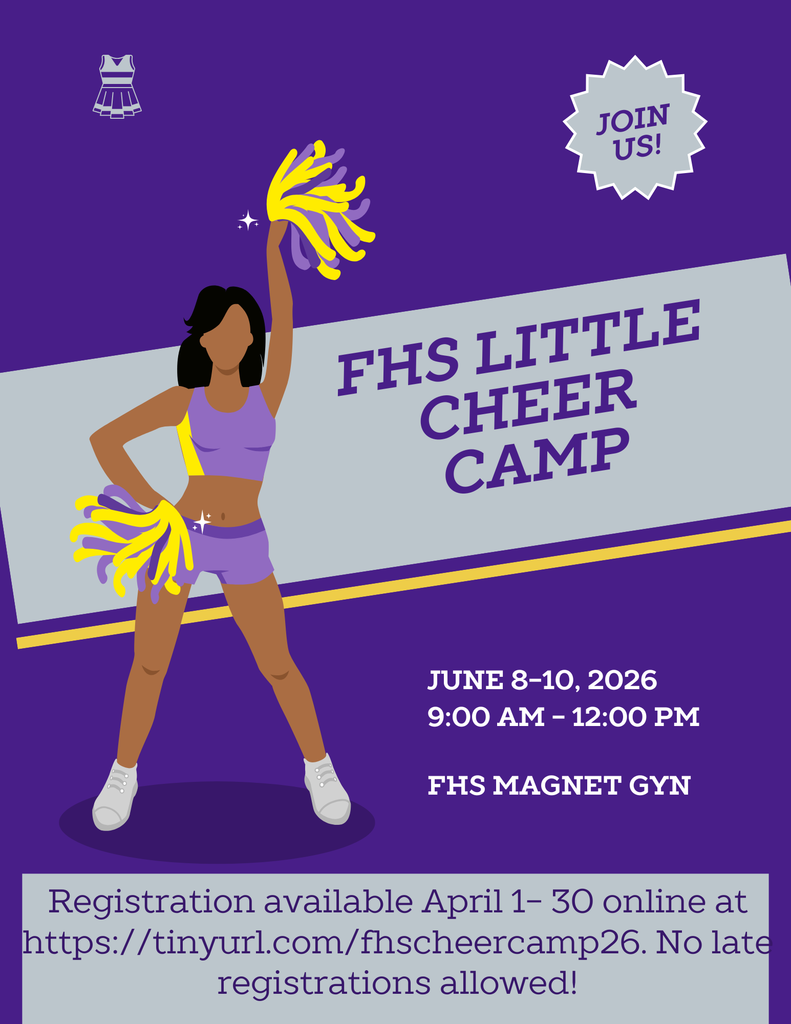FHS Little Cheer Camp flyer
