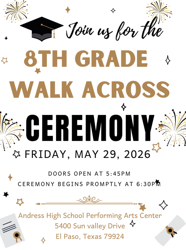 8th grade walk across ceremony