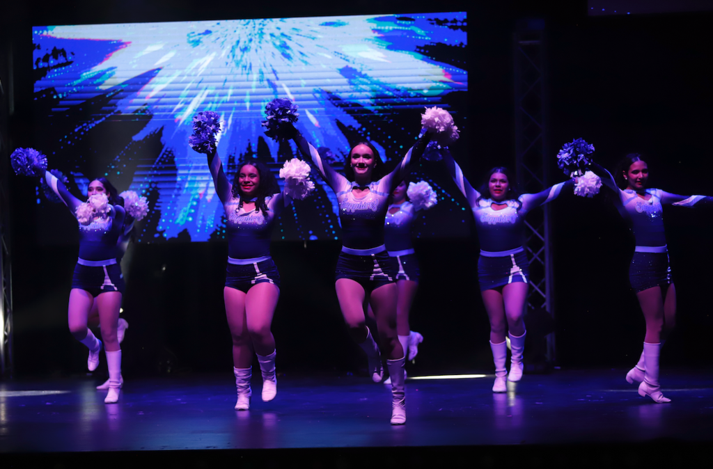 Photo of Chapin High School dance team performing