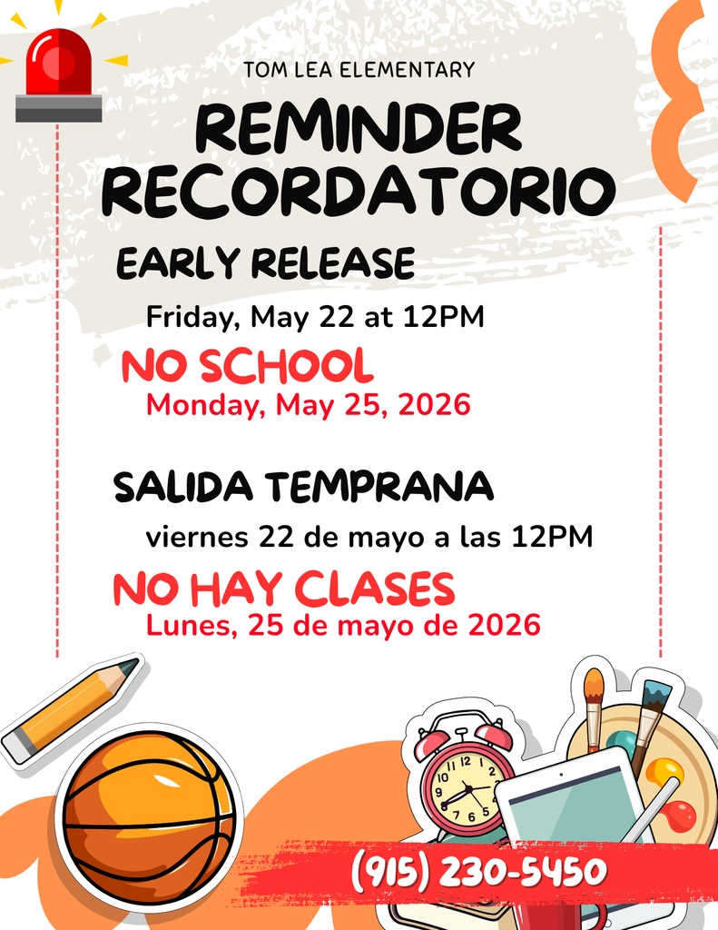 Early Release and No School