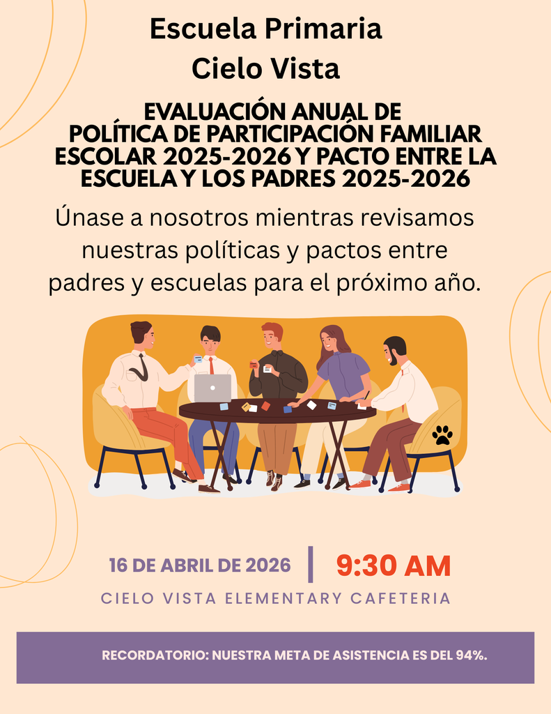 Annual Evaluation of 2025-2026 School Family Engagement and School- Parent Compact