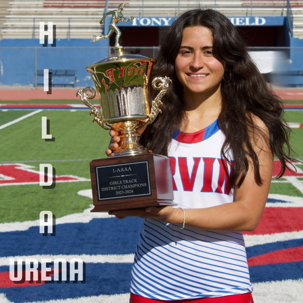 Photo of Hilda Urena, Irvin track and field