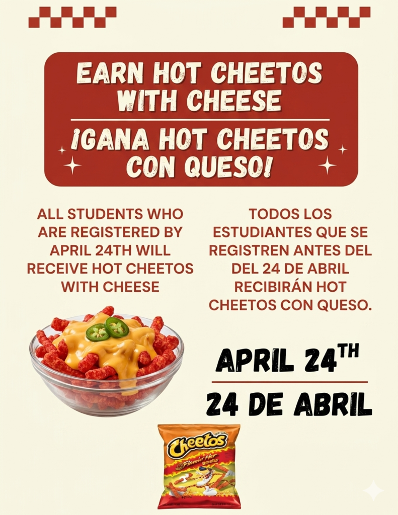 earn hot Cheetos with cheese