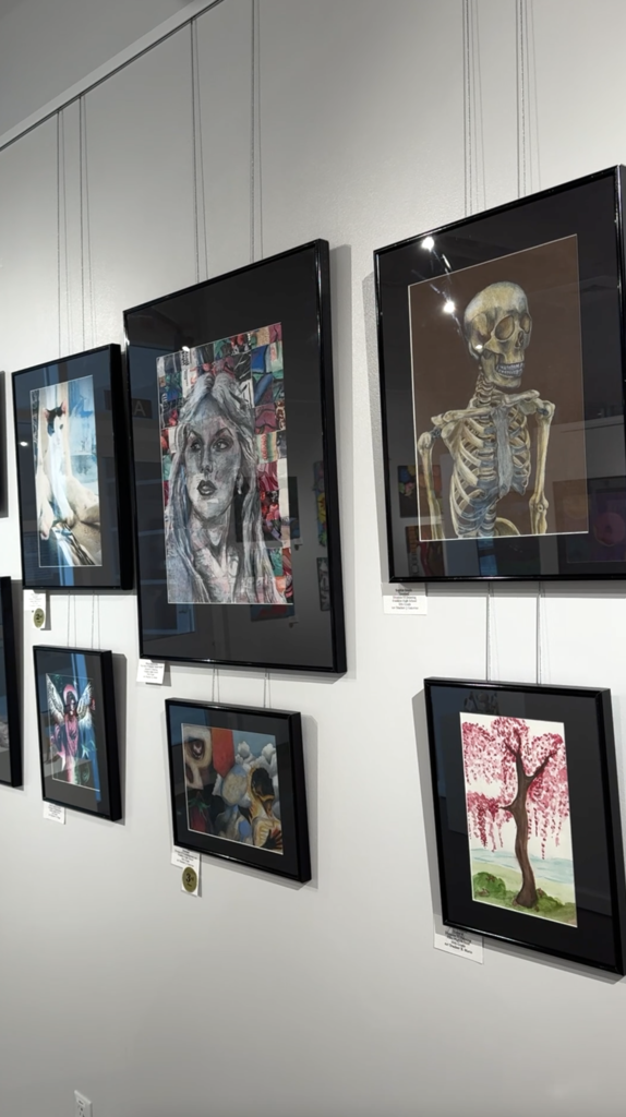 Photo of artwork in El Paso ISD Art Gallery