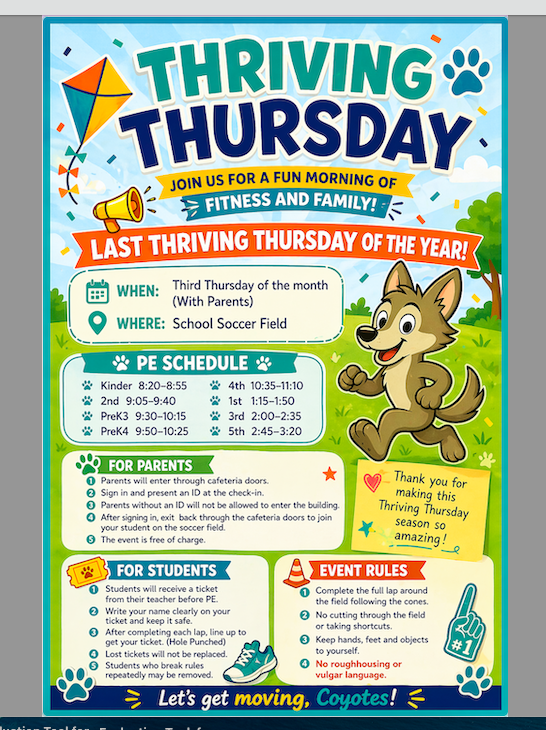 Thriving Thursday Flyer