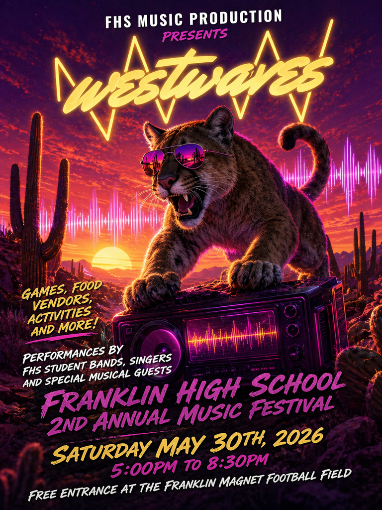 Franklin Music Festival flyer