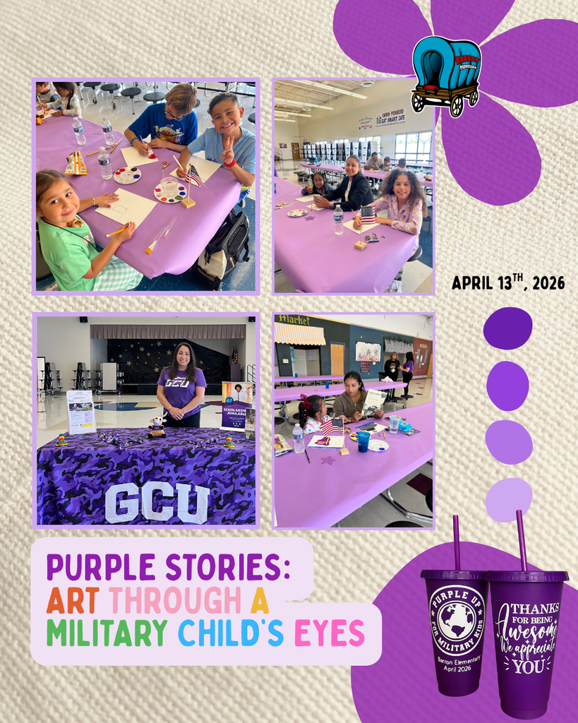 Purple Stories: Art Through a Military Child's Eyes