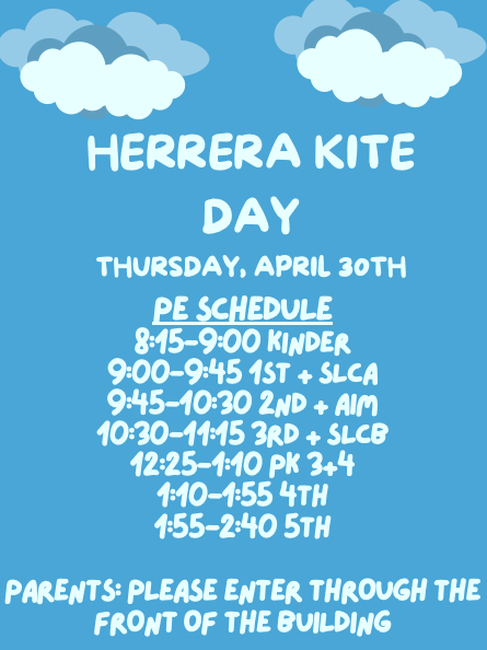 Kite Day, April 30th