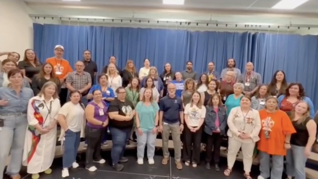 Group photo of Western Hills Elementary Environmental Science Academy staff