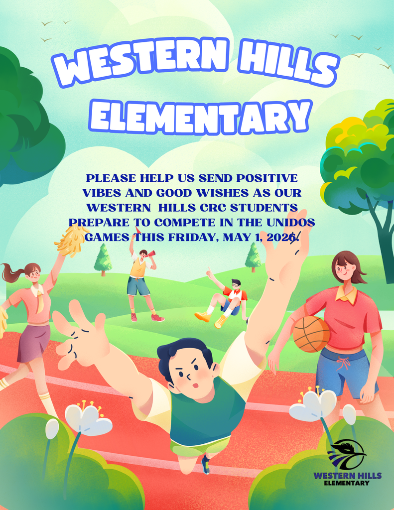 Roadrunner Community please help us wish our CRC students the best of luck as they compete in the Unidos Games on Friday, May 1, 2026.