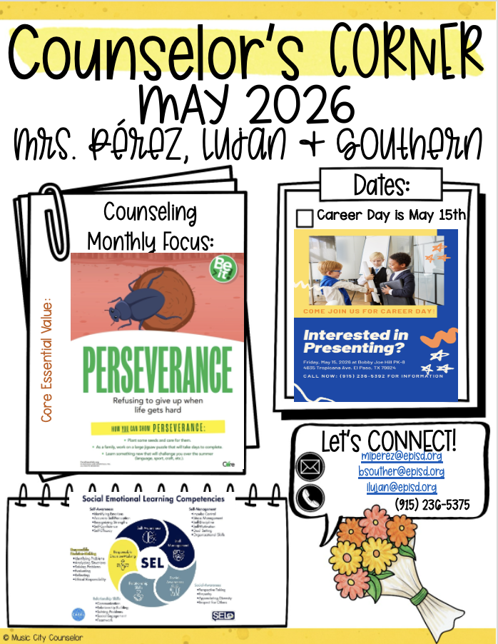 Counselor Corner Info
