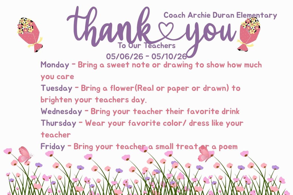 Teacher Appreciation Week 