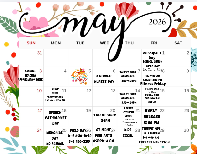 may calendar 