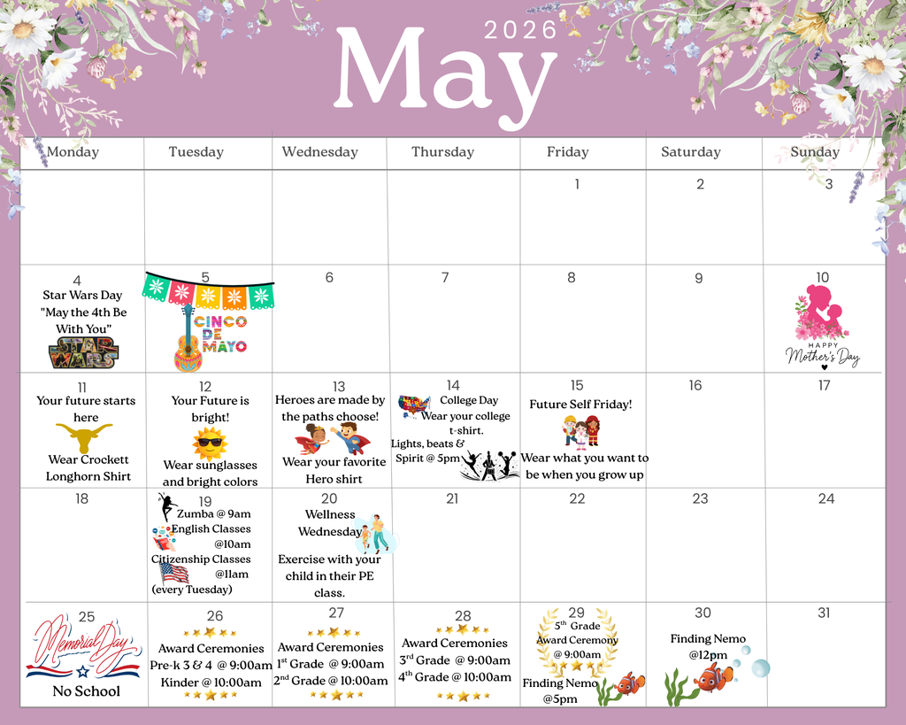 may calendar