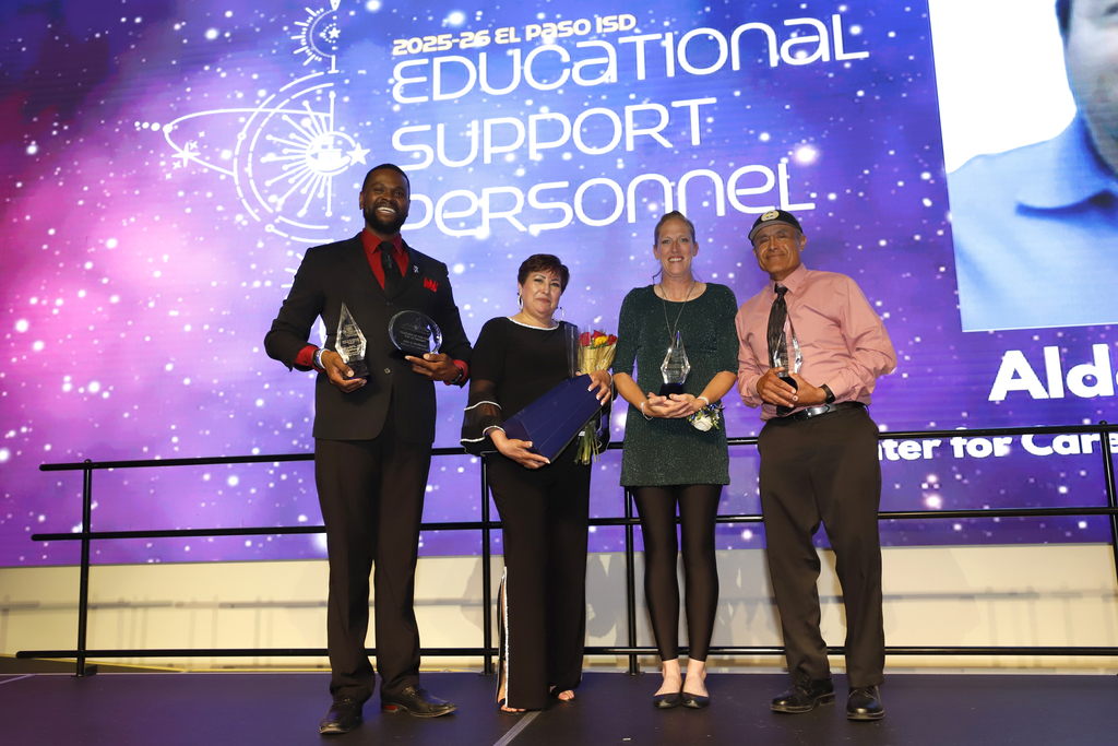 2025-26 El Paso ISD Teacher of the Year and Educational Support Personnel of the Year winners