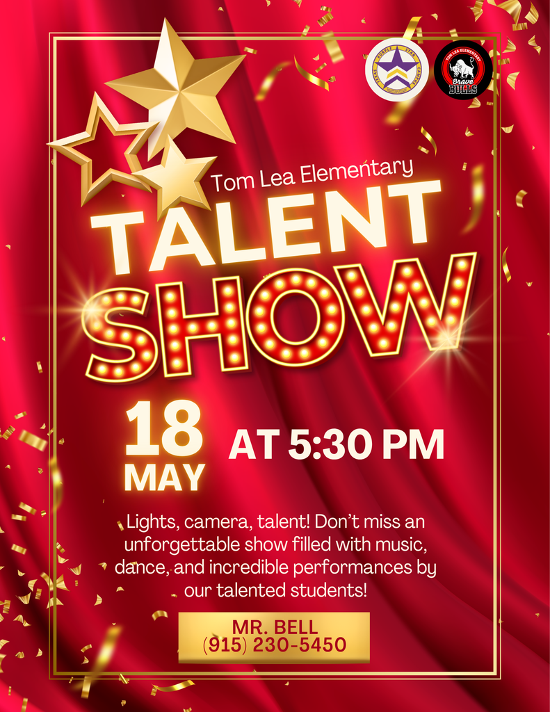 Talent Show Monday May 18