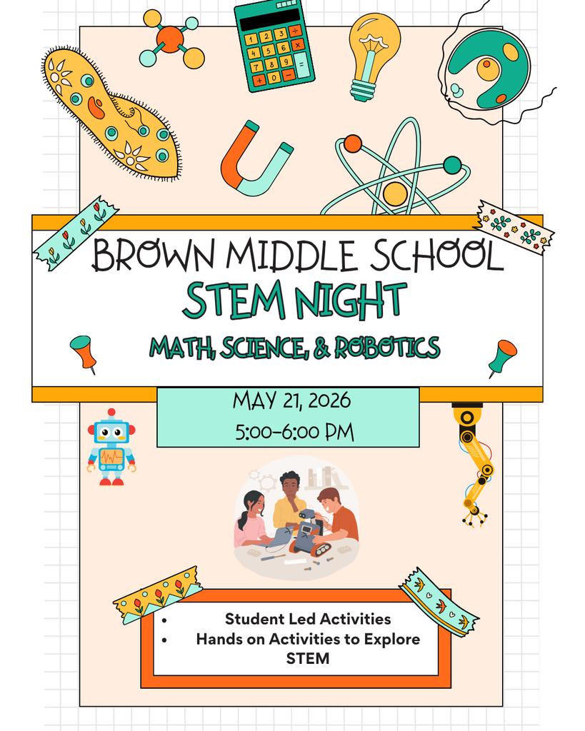 STEM Night May 21, 2026 from 5-6pm