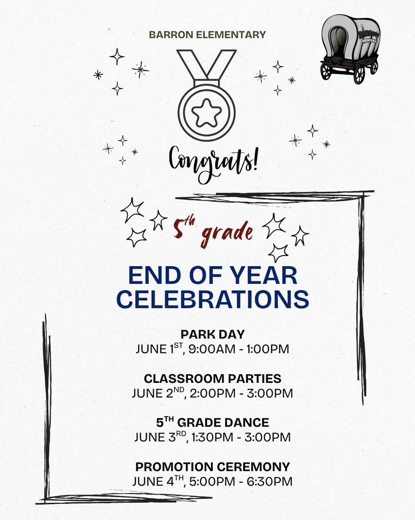 5th grade schedule 