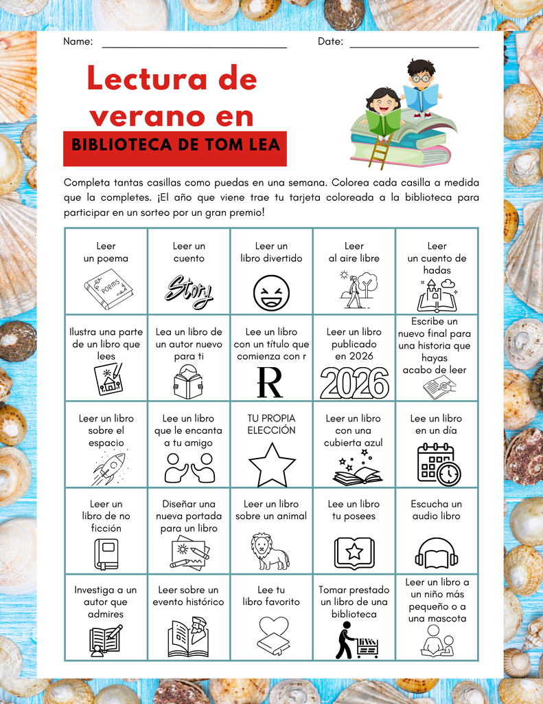 Summer Reading at Tom Lea Library