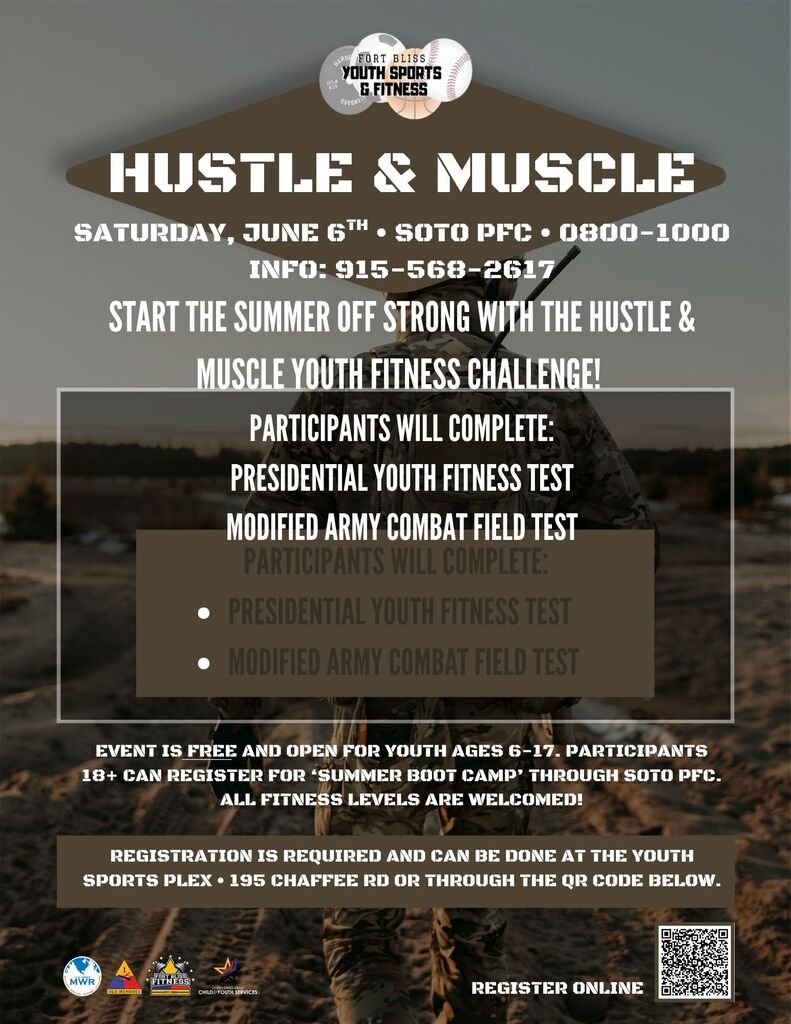 Ft Bliss Hustle and Muscle 