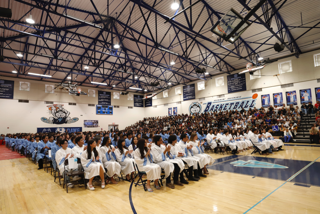 Crowd shot of Chapin High School Senior Awards Ceremony