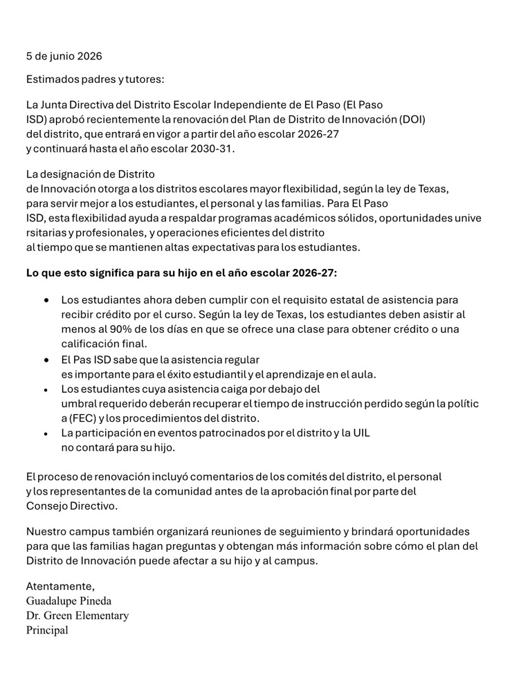 doi letter sp