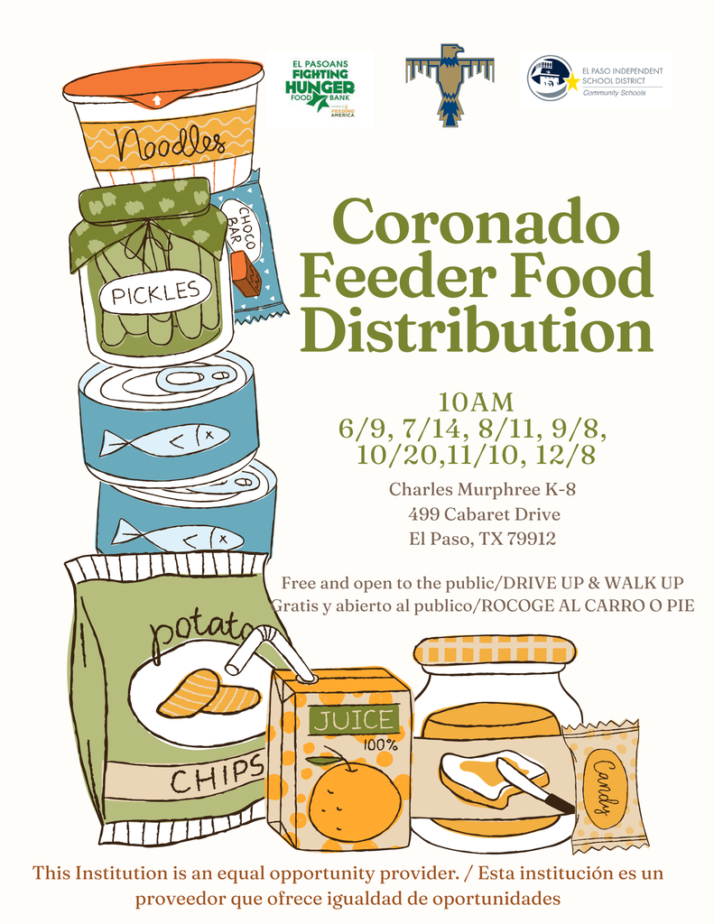 Food distribution June 9th 26 at murphree