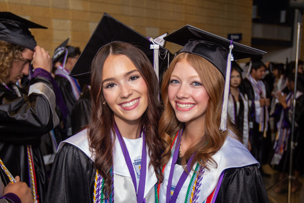Franklin graduates smile for a photo