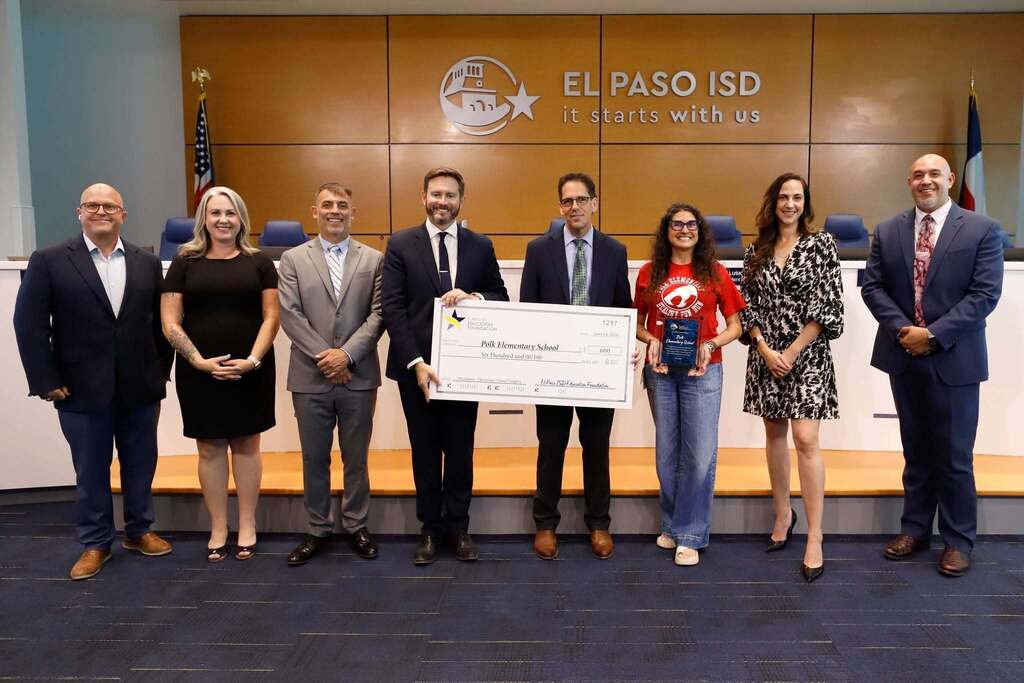 El Paso ISD Board of Trustees and Superintendent Dr. Brian Lusk were thrilled to recognize the outstanding campuses that rose to the challenge during our year-long Right Here Right Now attendance campaign. 📚✅    Showing up every day is the foundation for student success, and these schools demonstrated exceptional commitment, school spirit, and dedication to making attendance a priority throughout the year. 👏    Congratulations to our winners:  🌟 Elementary School Category – Polk Elementary School  🌟 Middle School Category – Hornedo Middle School  🌟 Pre-k 8 Category – Macarthur Pk-8 School  🌟 High School Category – Coronado High School  🌟 Specialty Campus Category – TMECHS   🌟 Most Creative Category – Guillen Middle School  🌟 Most Improved Category – Bowie High School 