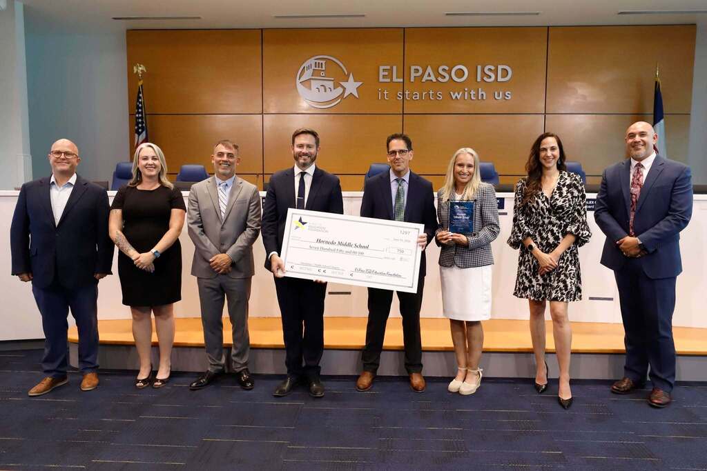 El Paso ISD Board of Trustees and Superintendent Dr. Brian Lusk were thrilled to recognize the outstanding campuses that rose to the challenge during our year-long Right Here Right Now attendance campaign. 📚✅    Showing up every day is the foundation for student success, and these schools demonstrated exceptional commitment, school spirit, and dedication to making attendance a priority throughout the year. 👏    Congratulations to our winners:  🌟 Elementary School Category – Polk Elementary School  🌟 Middle School Category – Hornedo Middle School  🌟 Pre-k 8 Category – Macarthur Pk-8 School  🌟 High School Category – Coronado High School  🌟 Specialty Campus Category – TMECHS   🌟 Most Creative Category – Guillen Middle School  🌟 Most Improved Category – Bowie High School 