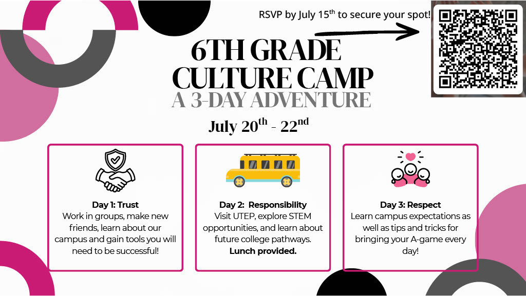 6th grade culture camp.
