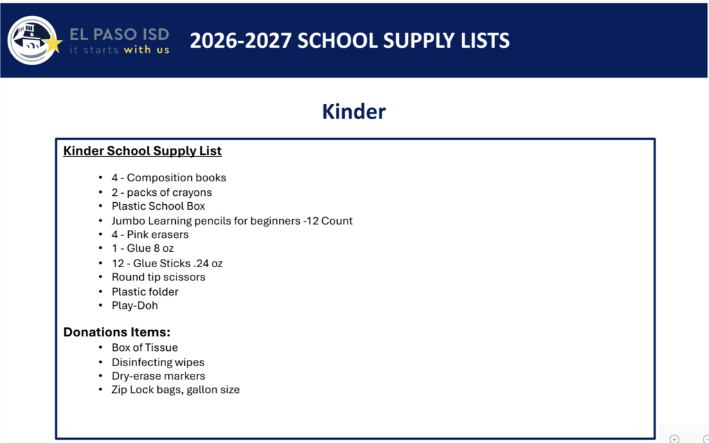 Kinder List