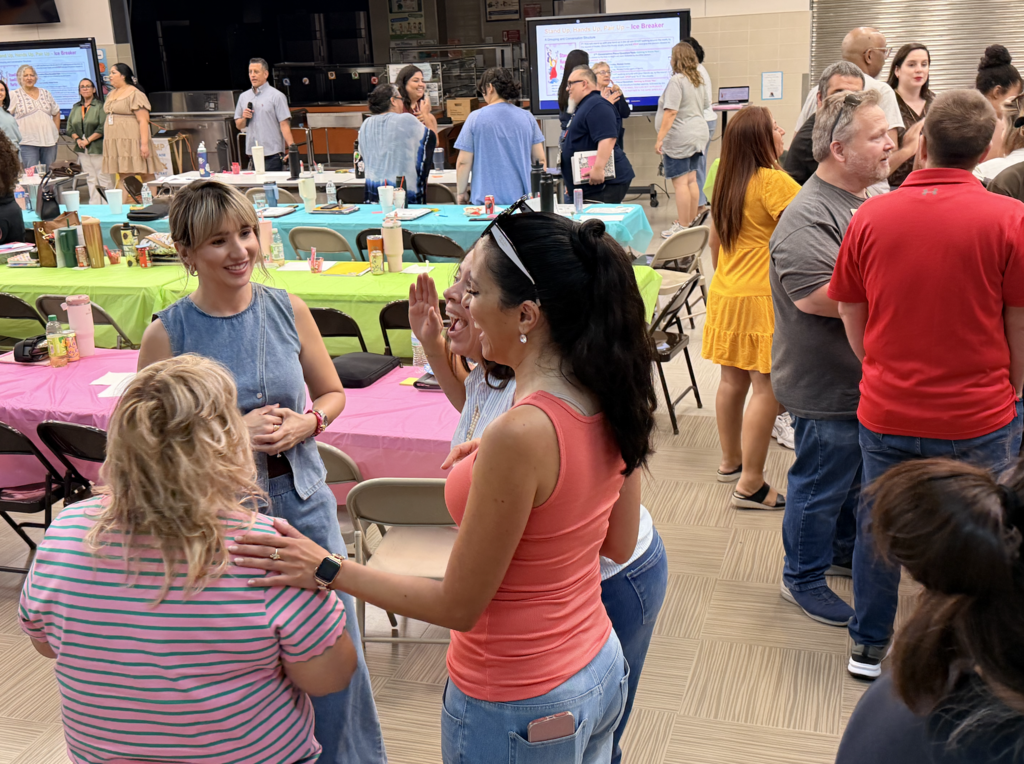 Haskins Teachers participating in professional development event