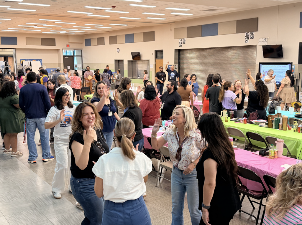 Haskins Teachers participating in professional development event