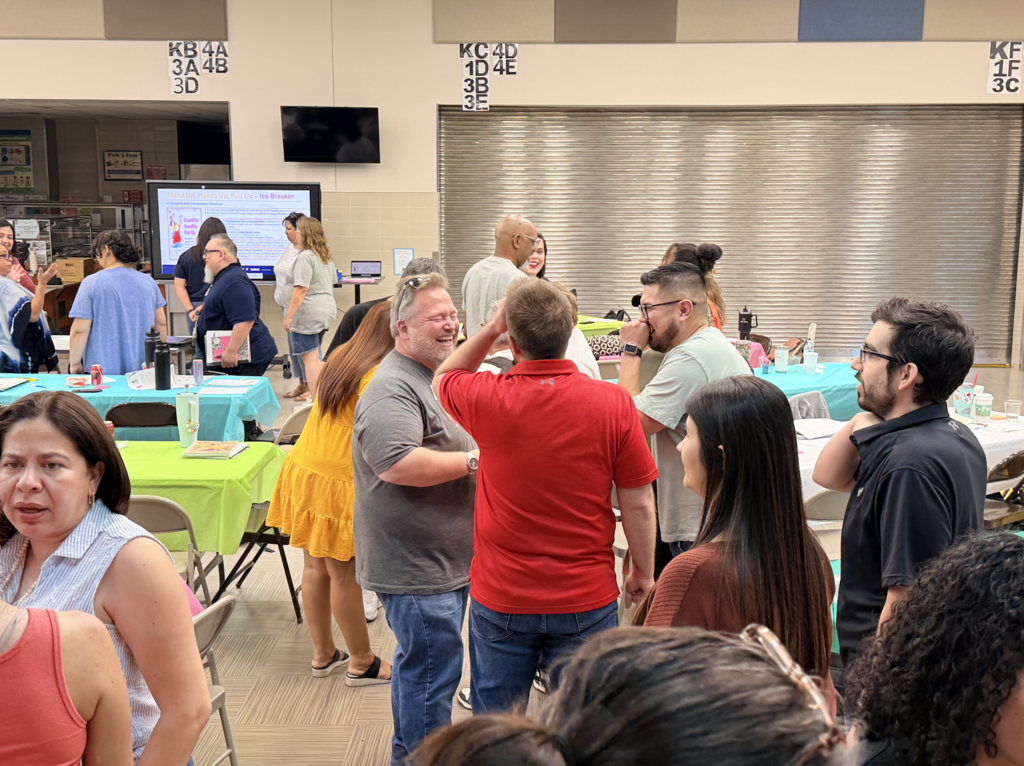 Haskins Teachers participating in professional development event