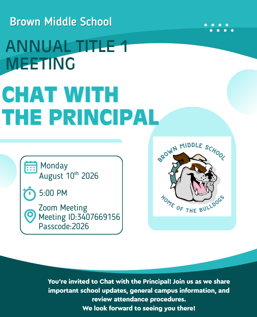 Coffee with the Principal Flyer 