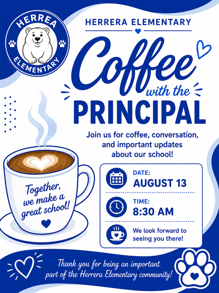 Coffee with the Principal  Flyer