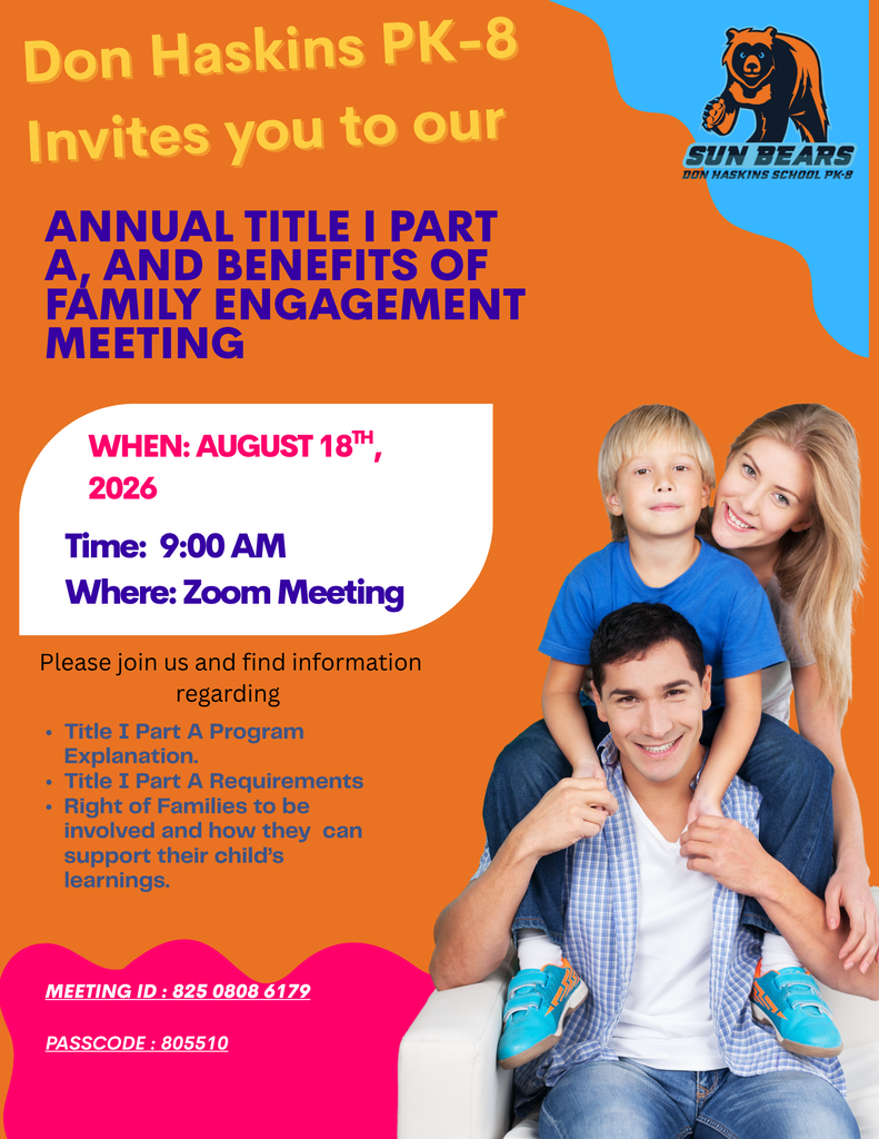 Annual Title I Part A Meeting AM