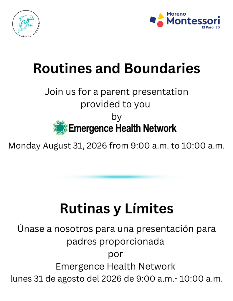 routines and boundaries